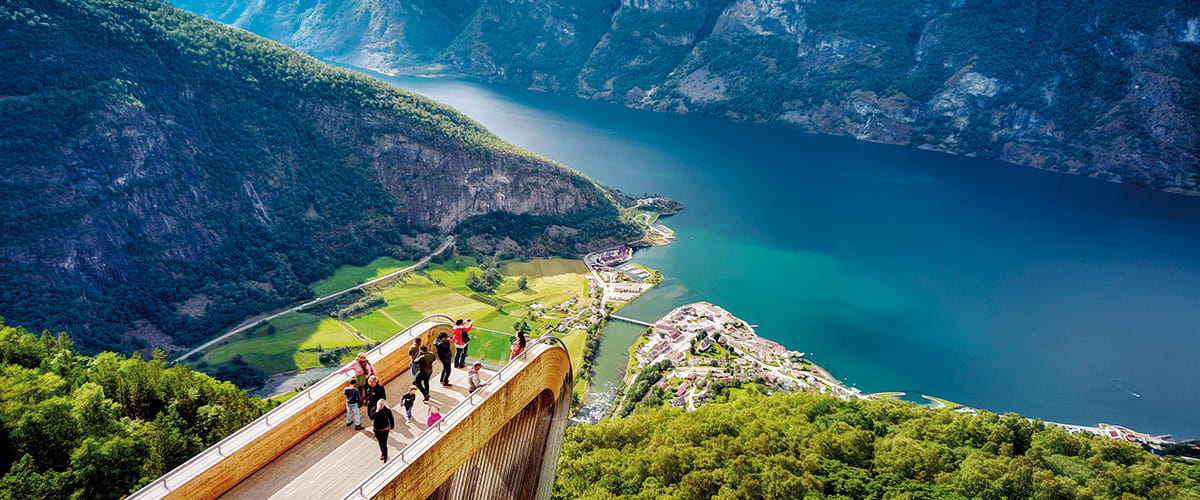 A view over Aurlandsfjord